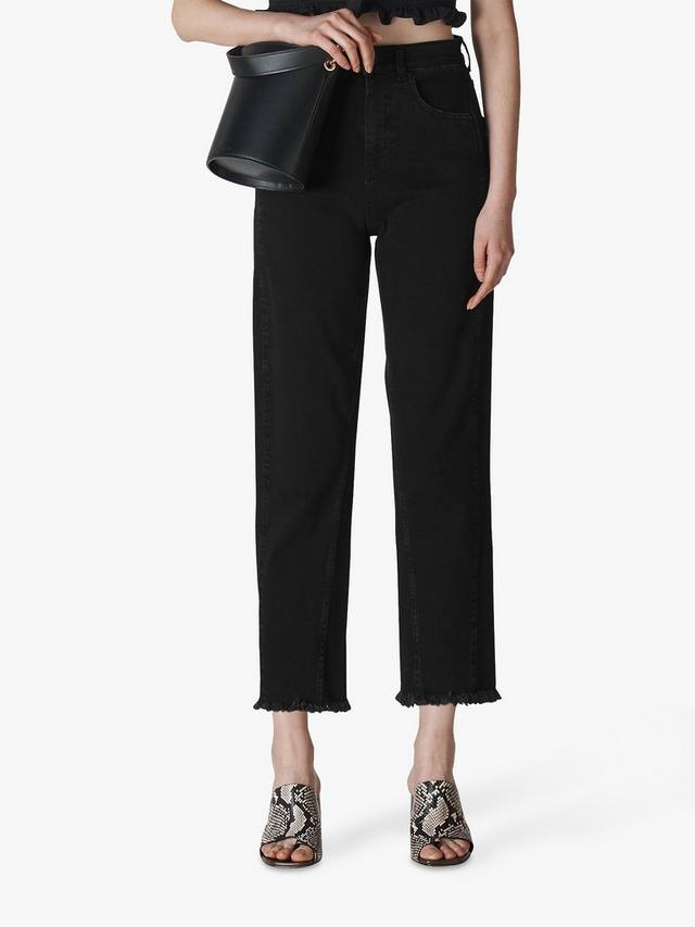 Джинсы с высокой талией и расклешёнными штанинами Whistles, Black
Джинсы с высокой талией и расклешёнными штанинами Whistles, Black