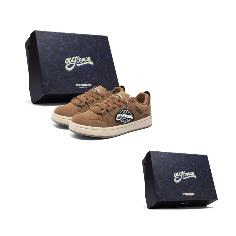 OUGLEMEN Скользоустойчивые амортизирующие износостойкие легкие низкие скейтбордские кеды мужские Camel Box, цвет Camel Box
OUGLEMEN Скользоустойчивые амортизирующие износостойкие легкие низкие скейтбордские кеды мужские Camel Box, цвет Camel Box