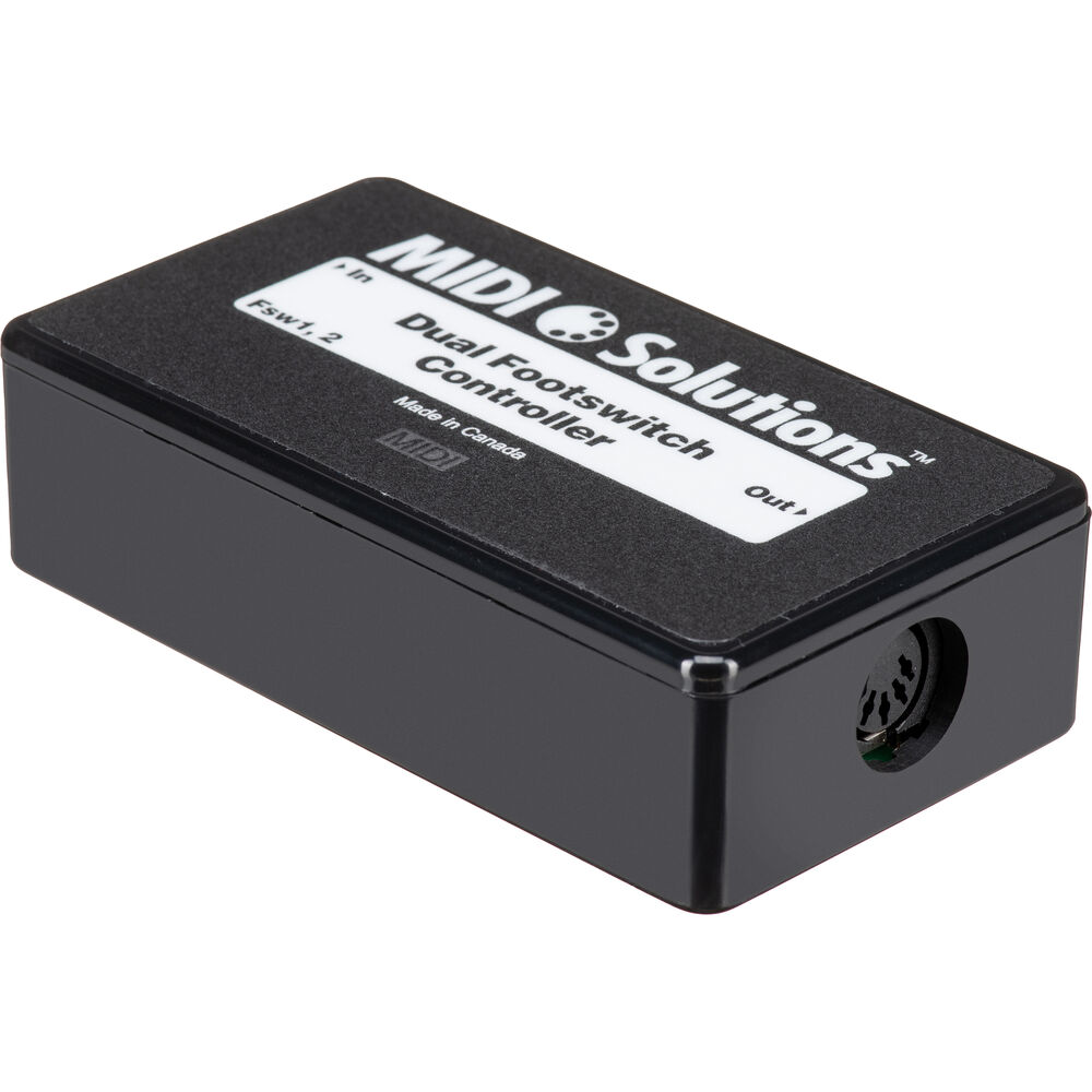 MIDI Solutions Dual Footswitch DUAL FOOTSWITCH CONTROLLER
MIDI Solutions Dual Footswitch DUAL FOOTSWITCH CONTROLLER