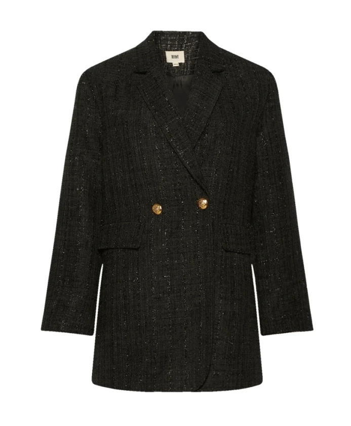 Золотой черный блейзер в стиле Нима Tiffany, черный
Золотой черный блейзер в стиле Нима Tiffany, черный