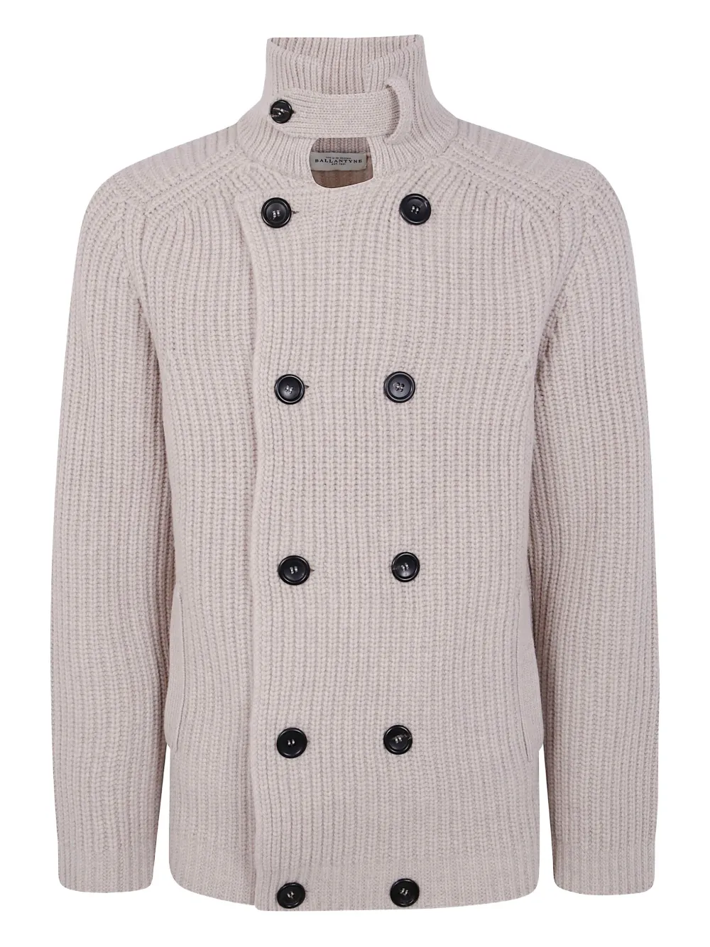 Рифленый двубортный кардиган из шерсти Ballantyne, нейтральный
Рифленый двубортный кардиган из шерсти Ballantyne, нейтральный