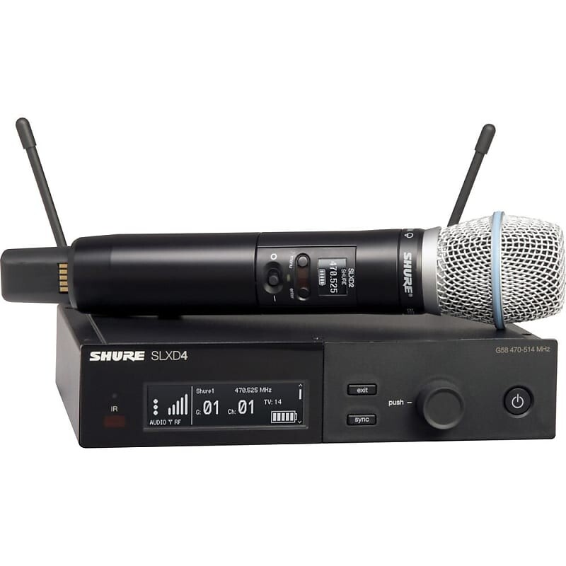 Беспроводная система Shure SLXD24/B87A-G58-U
Беспроводная система Shure SLXD24/B87A-G58-U