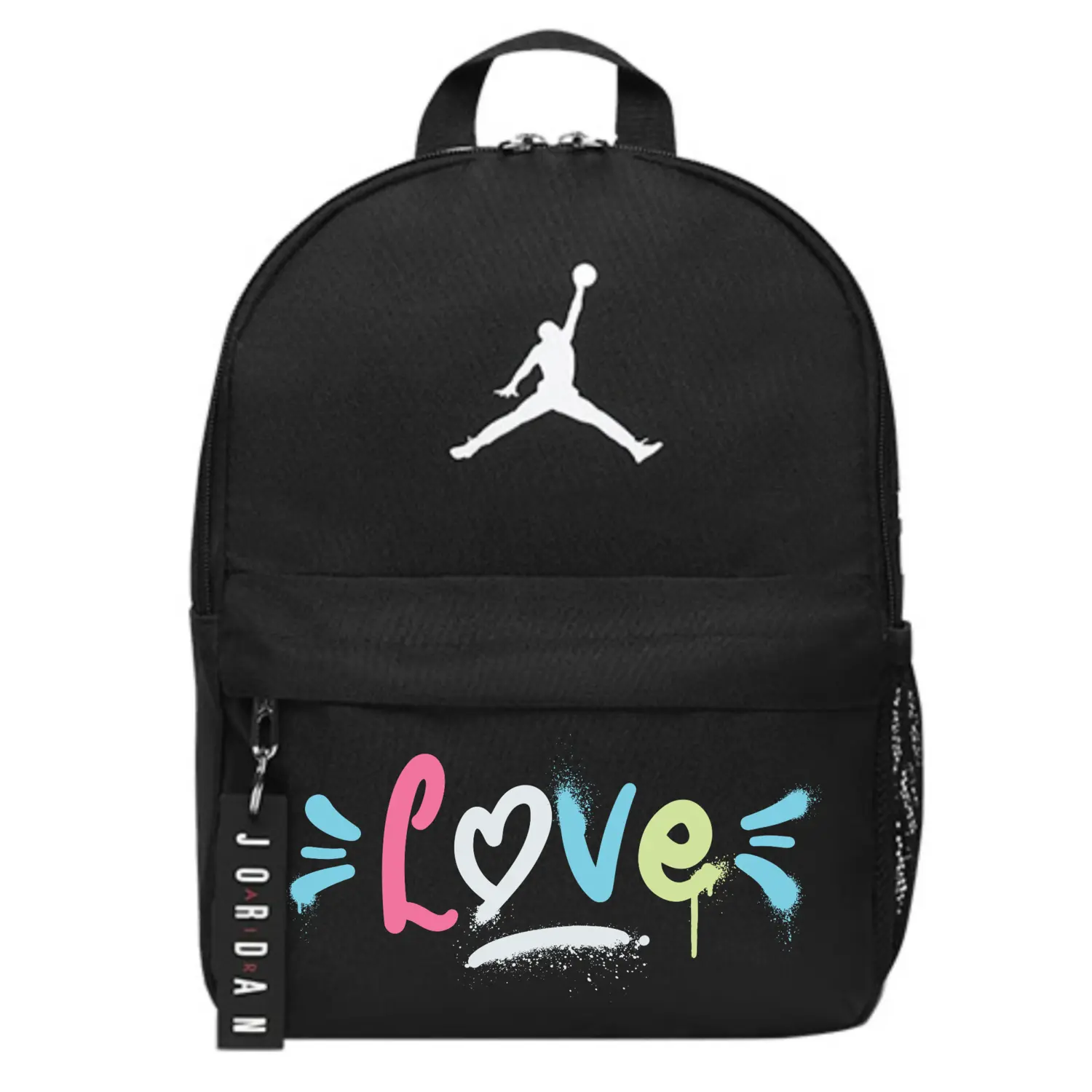 Jordan Полиэстеровый рюкзак обычный унисекс черный, Love
Jordan Полиэстеровый рюкзак обычный унисекс черный, Love