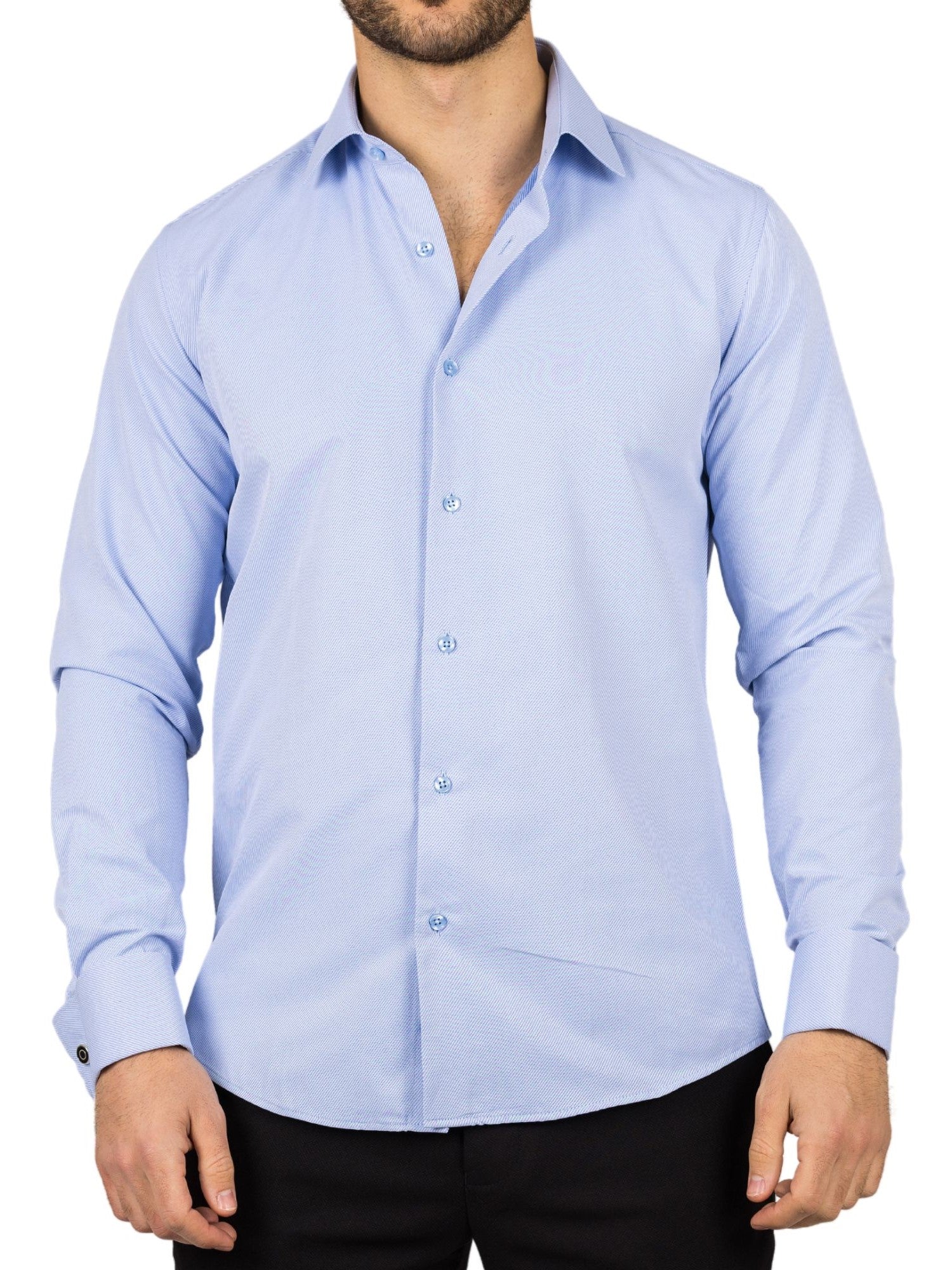 Синяя рубашка Oxford с длинным рукавом, стандартного кроя, с двойными манжетами TruClothing
Синяя рубашка Oxford с длинным рукавом, стандартного кроя, с двойными манжетами TruClothing