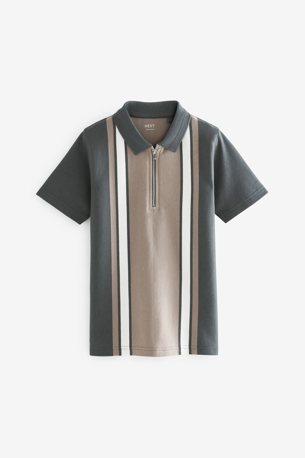 Рубашка-поло с короткими рукавами и молнией на шее Next
Рубашка-поло с короткими рукавами и молнией на шее Next