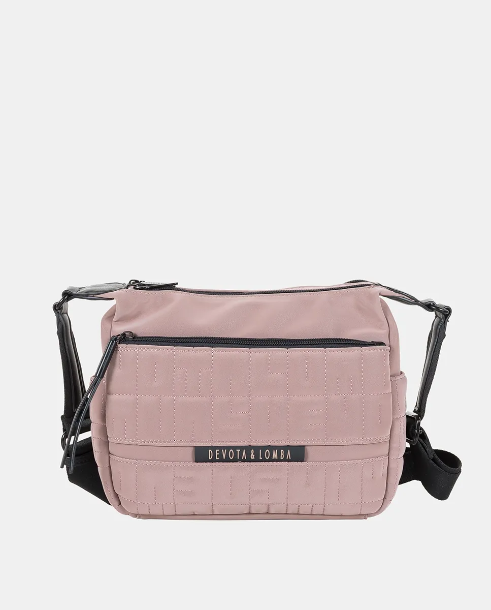 Малая сумка через плечо из технического материала с подкладкой Devota & Lomba, розовый
Малая сумка через плечо из технического материала с подкладкой Devota & Lomba, розовый