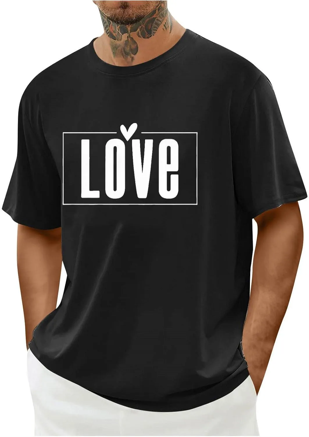 Мужская футболка Valentine's Day Casual с коротким рукавом
Мужская футболка Valentine's Day Casual с коротким рукавом