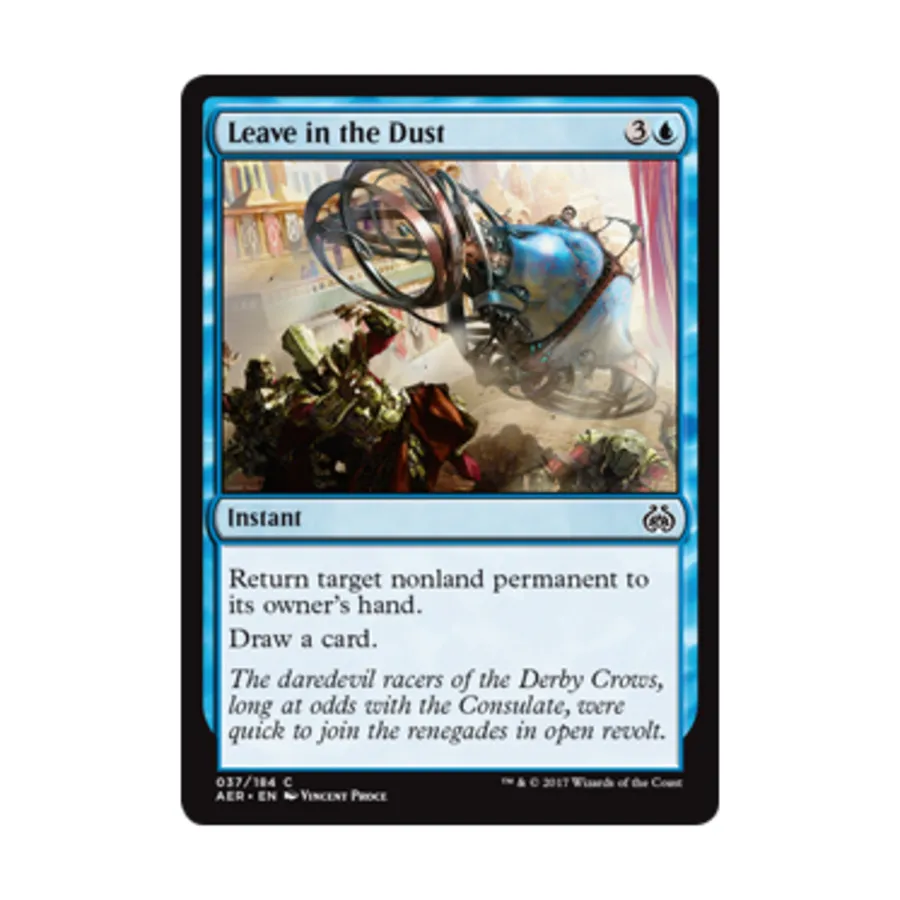 CCG Оставить в пыли (С) (Фольга), MTG - Aether Revolt 
CCG Оставить в пыли (С) (Фольга), MTG - Aether Revolt