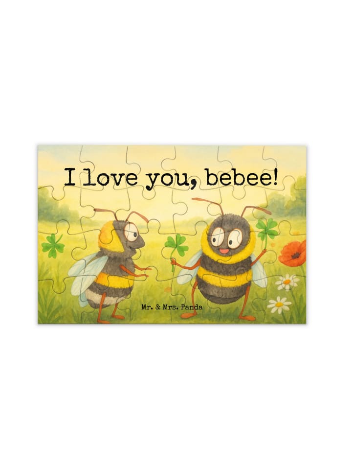 Mr. & Mrs. Panda Дизайн «Пара пчел-пазлов» с надписью, выполненной белым цветом
Mr. & Mrs. Panda Дизайн «Пара пчел-пазлов» с надписью, выполненной белым цветом