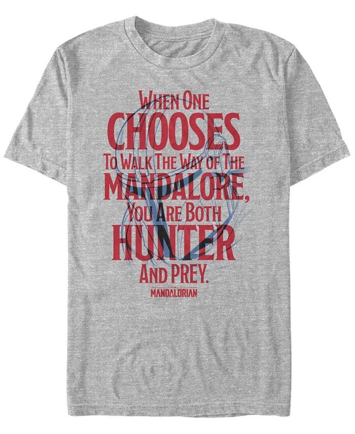 Мужская футболка с короткими рукавами «Звездные войны: Мандалорец: Ты оба охотник и добыча» Fifth Sun, серый
Мужская футболка с короткими рукавами «Звездные войны: Мандалорец: Ты оба охотник и добыча» Fifth Sun, серый