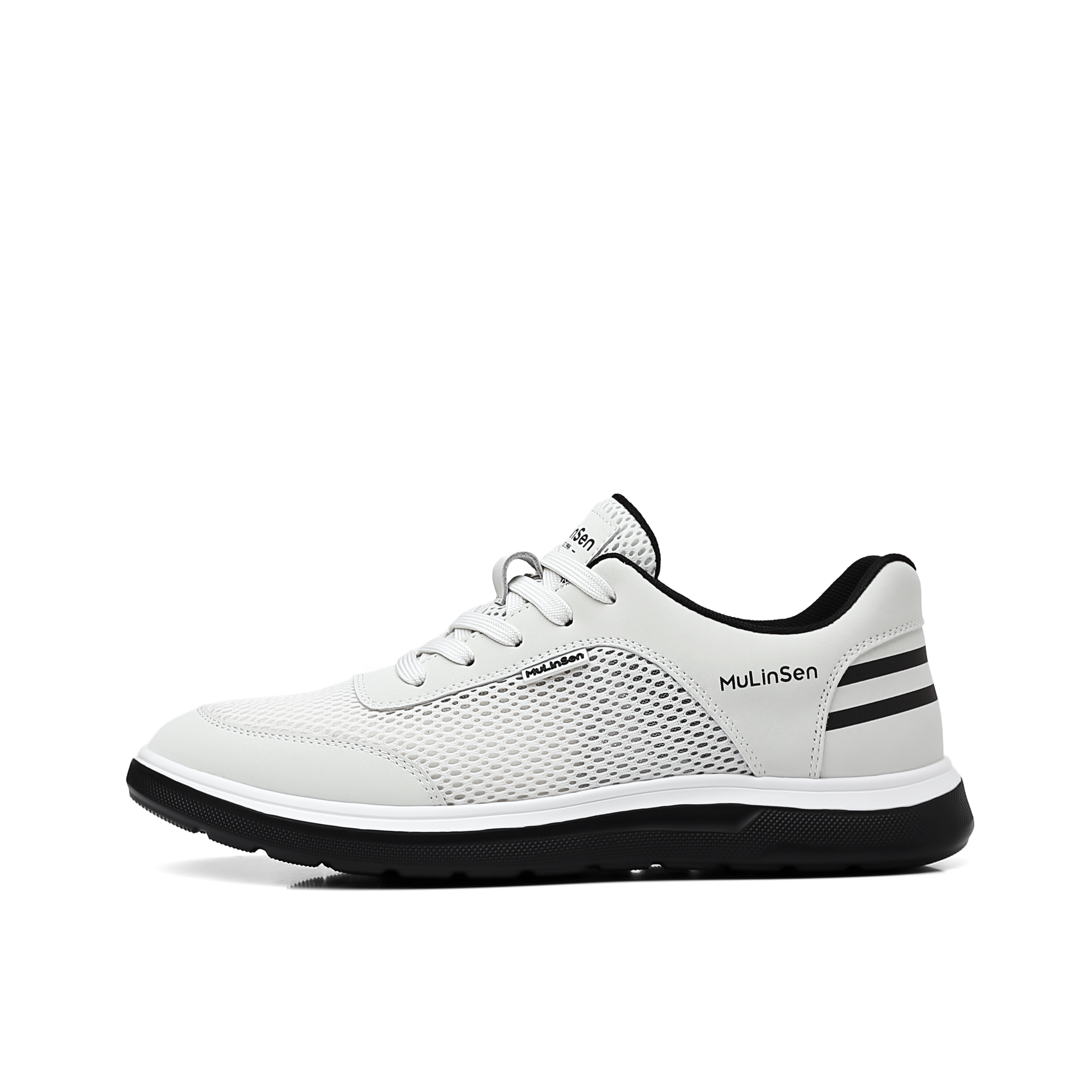Амортизаторы, баланс отскока, износостойкие, дышащие, водонепроницаемые, повседневные мужские туфли Mulinsen, Black
Амортизаторы, баланс отскока, износостойкие, дышащие, водонепроницаемые, повседневные мужские туфли Mulinsen, Black