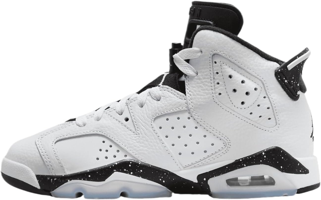 Кроссовки Nike Jordan 6 Retro для мальчиков, белый/черный
Кроссовки Nike Jordan 6 Retro для мальчиков, белый/черный