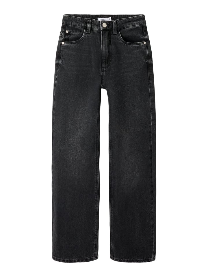 Джинсы из черного денима name it
Джинсы из черного денима name it