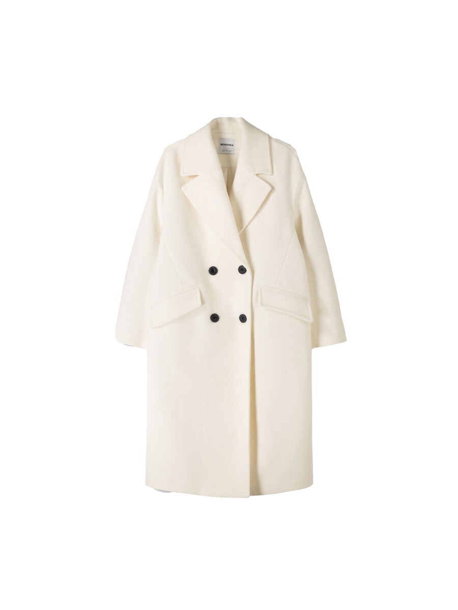 Межсезонное пальто Bershka, экрю
Межсезонное пальто Bershka, экрю