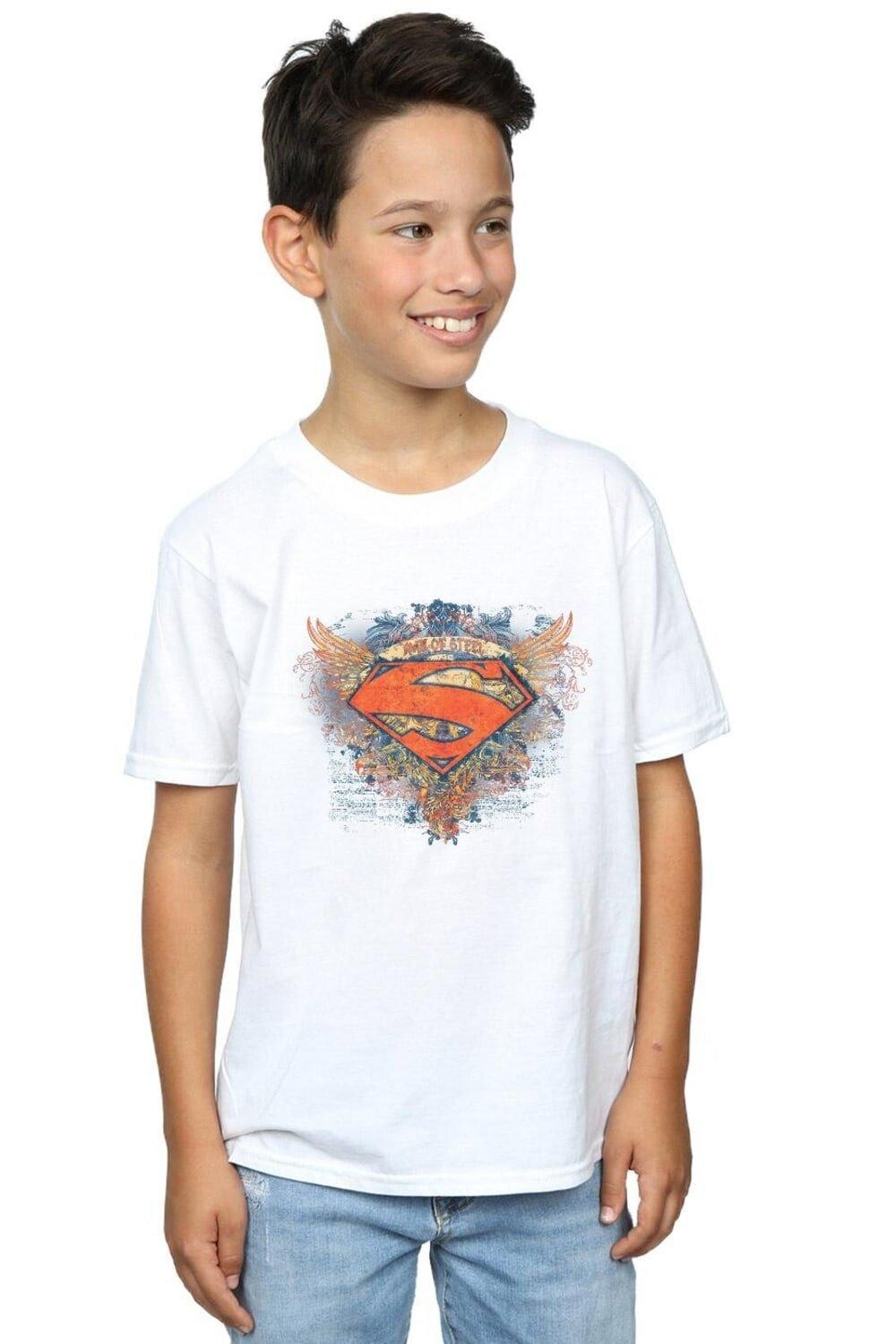 Футболка с щитом «Крылья Супермена» DC Comics, белый
Футболка с щитом «Крылья Супермена» DC Comics, белый