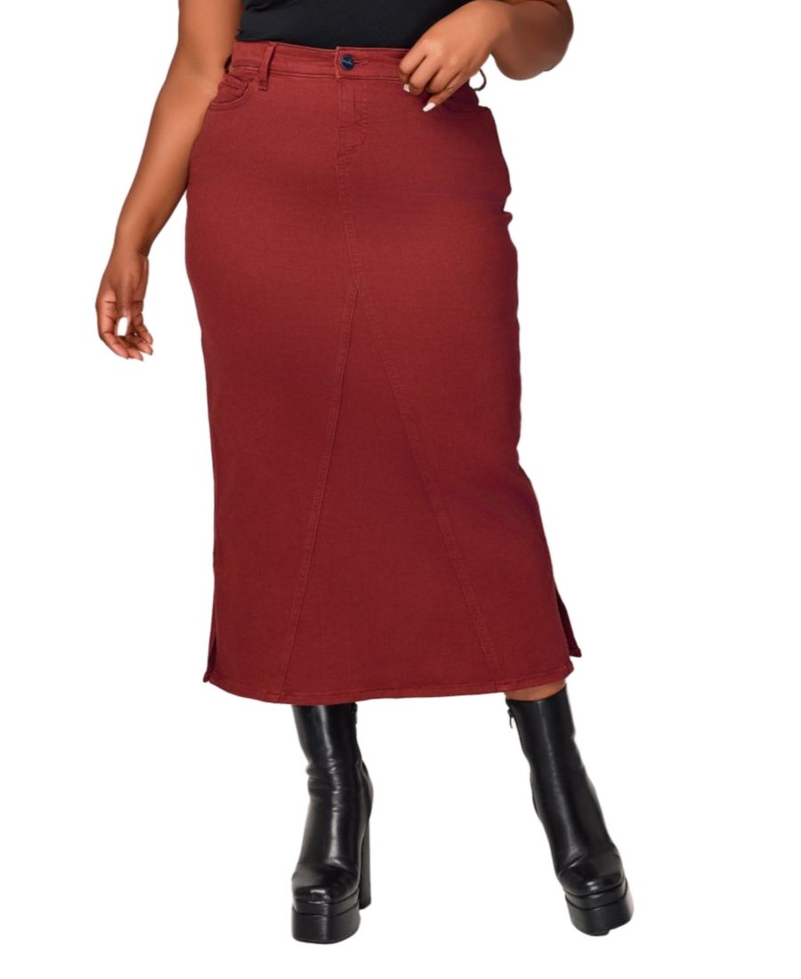 Женская цветная макси-юбка SLINK Jeans, Burgundy
Женская цветная макси-юбка SLINK Jeans, Burgundy