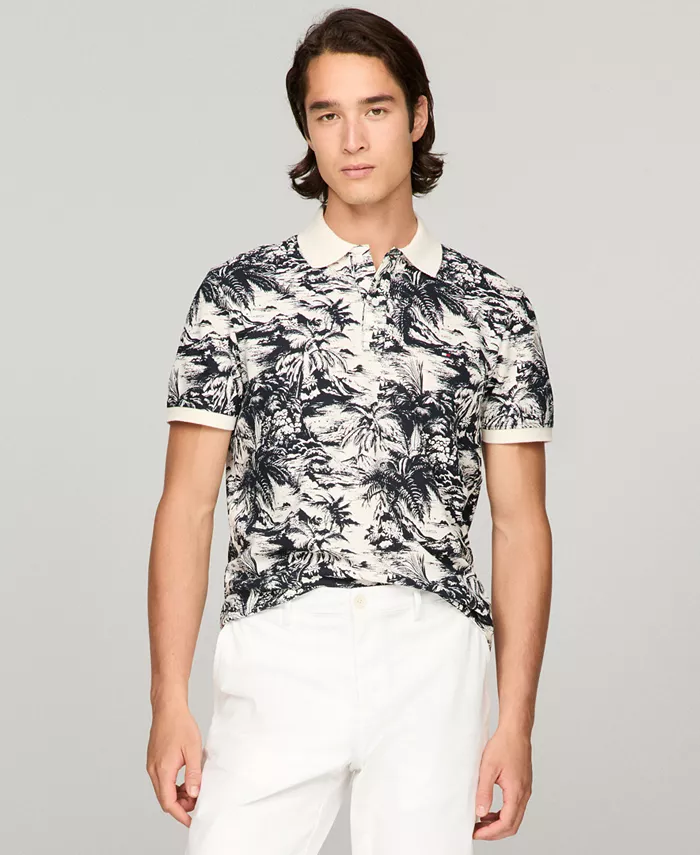 Мужская поло с коротким рукавом и принтом больших размеров Tommy Hilfiger, мультиколор
Мужская поло с коротким рукавом и принтом больших размеров Tommy Hilfiger, мультиколор