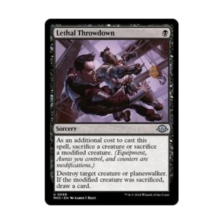 CCG Смертельный бросок (U), MTG - Modern Horizons 3
CCG Смертельный бросок (U), MTG - Modern Horizons 3