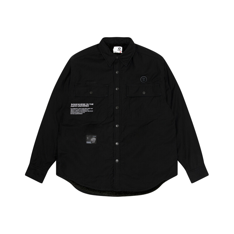 Куртка мужская черная Aape, черный 
Куртка мужская черная Aape, черный