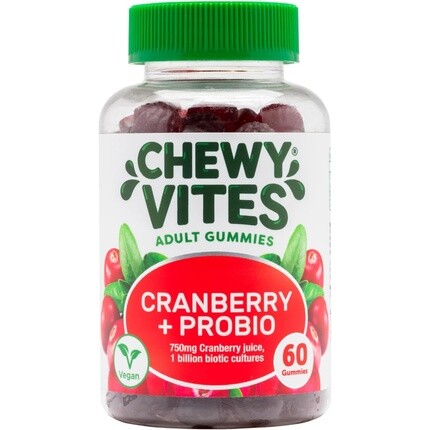 Пробиотические жевательные витамины с клюквой 60 шт Chewy Vites
Пробиотические жевательные витамины с клюквой 60 шт Chewy Vites