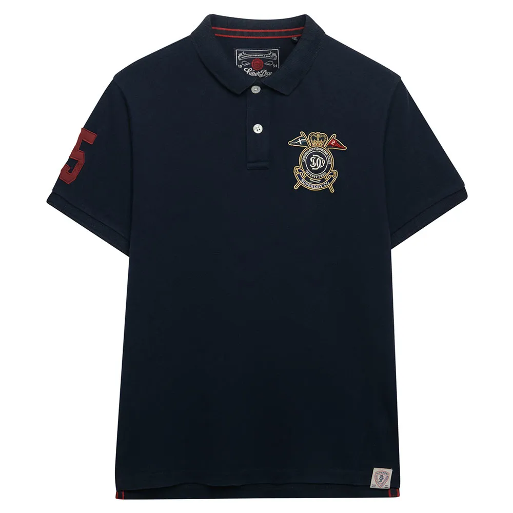 Поло с коротким рукавом Superdry Crest, синий
Поло с коротким рукавом Superdry Crest, синий