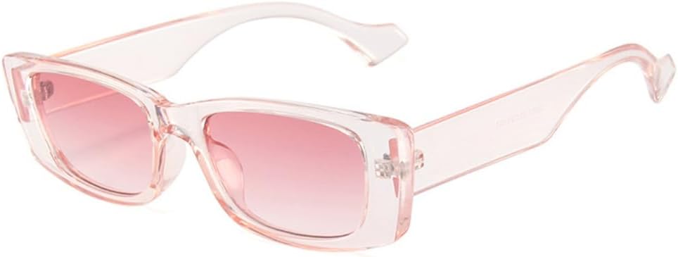 Модные маленькие прямоугольные солнцезащитные очки для женщин в стиле ретро с оправой из геля, солнцезащитные очки для мужчин с защитой от УФ-излучения UV400 VVTWSSW, Clear Pink
Модные маленькие прямоугольные солнцезащитные очки для женщин в стиле ретро с оправой из геля, солнцезащитные очки для мужчин с защитой от УФ-излучения UV400 VVTWSSW, Clear Pink