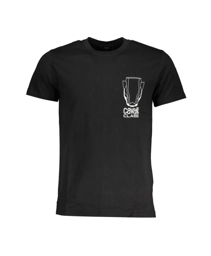 Черная хлопковая футболка с напечатанным логотипом. Cavalli Class, черный
Черная хлопковая футболка с напечатанным логотипом. Cavalli Class, черный