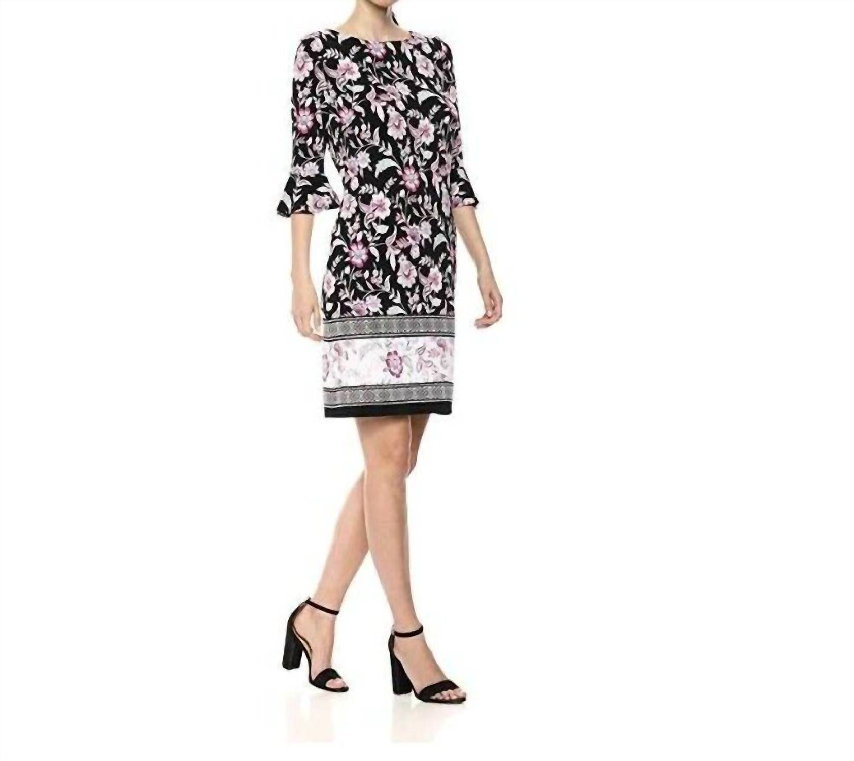 Платье Ity с оборками на рукавах выше колена черного цвета Nine West
Платье Ity с оборками на рукавах выше колена черного цвета Nine West