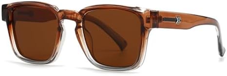 Модные квадратные солнцезащитные очки для женщин, градиентные оттенки, защита от УФ-излучения UV400, ретро-заклепки, трендовые солнцезащитные очки для мужчин MTZJH, Brown Tea
Модные квадратные солнцезащитные очки для женщин, градиентные оттенки, защита от УФ-излучения UV400, ретро-заклепки, трендовые солнцезащитные очки для мужчин MTZJH, Brown Tea