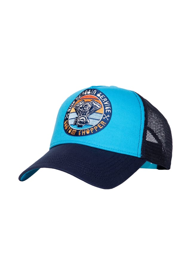 Кепка Trucker с вышивкой спереди фирменный чоппер King Kerosin, синий
Кепка Trucker с вышивкой спереди фирменный чоппер King Kerosin, синий