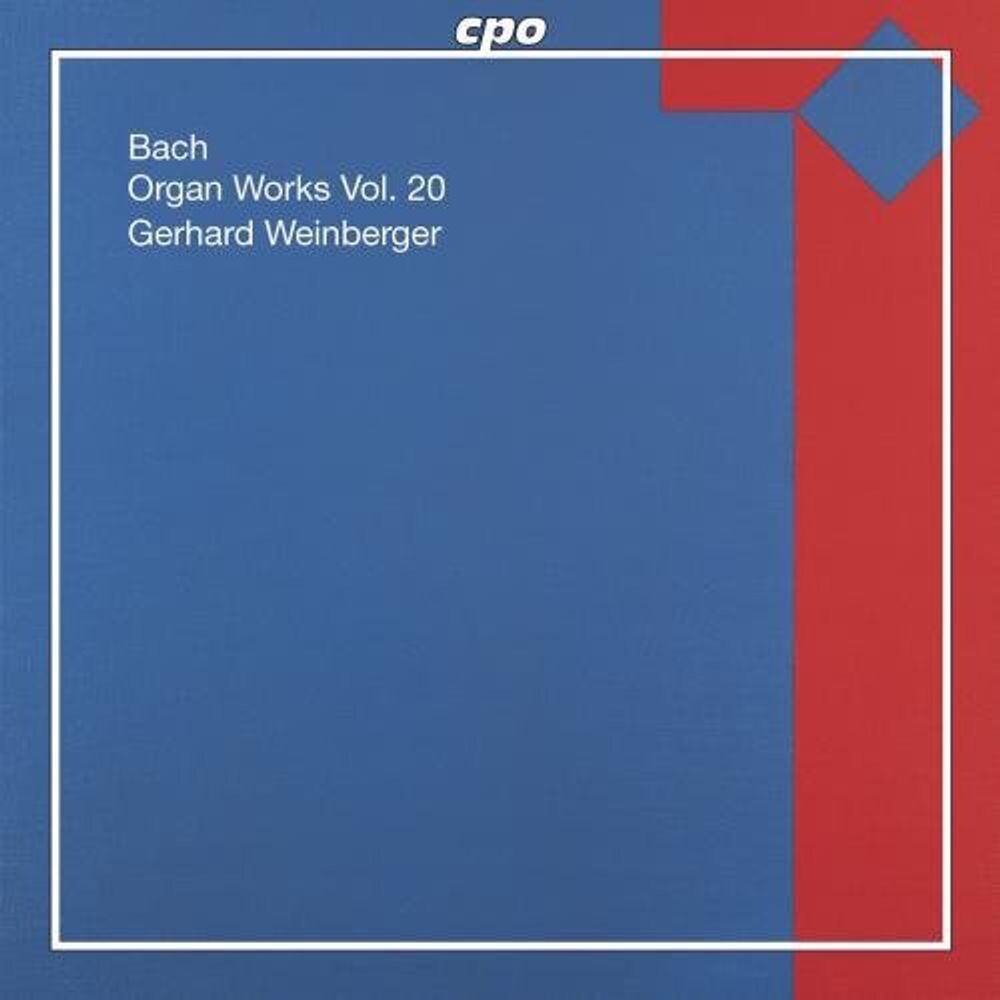 Диск CD Bach: Organ Works Vol. 20 - J.S. Bach
Диск CD Bach: Organ Works Vol. 20 - J.S. Bach
