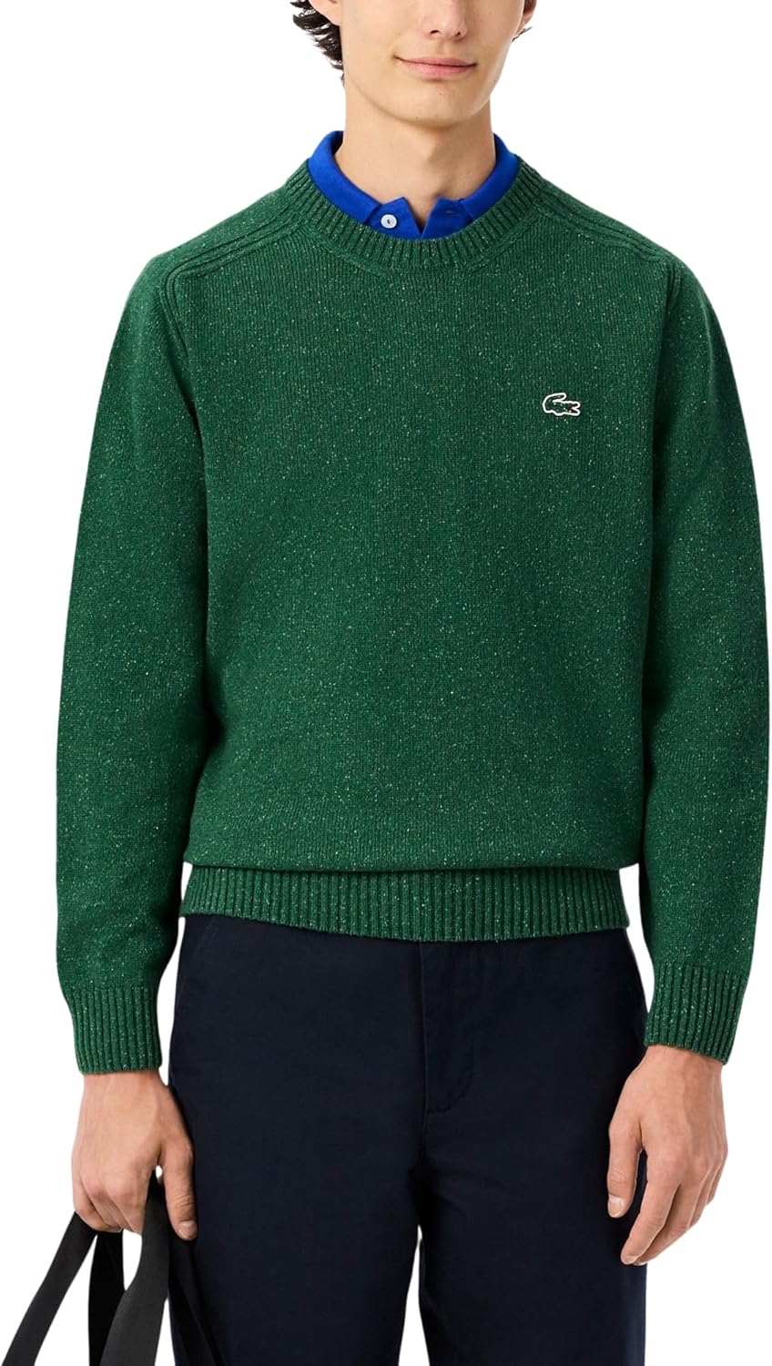 Lacoste мужской свитер из шерсти Slub French Made, Vert Neps
Lacoste мужской свитер из шерсти Slub French Made, Vert Neps