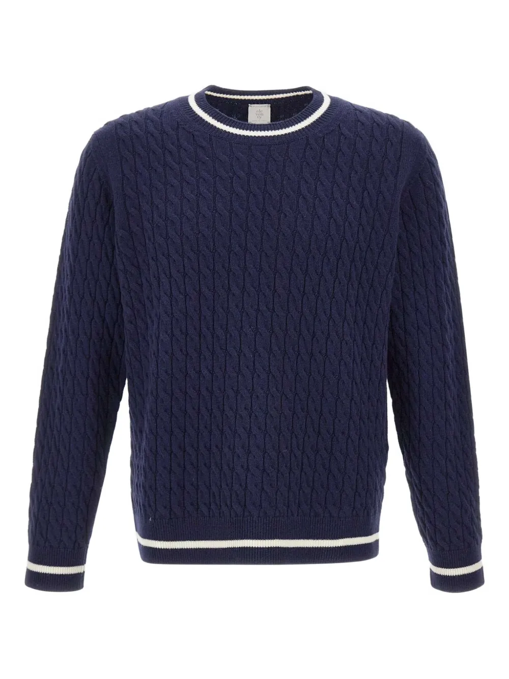 Шерстяной свитер косой вязки Eleventy, синий
Шерстяной свитер косой вязки Eleventy, синий