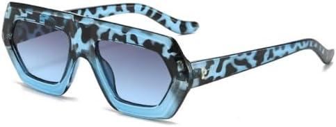 Солнцезащитные очки неправильной квадратной формы для женщин и мужчин, ретро-очки, градиентные женские солнцезащитные очки, модные очки с защитой от УФ-излучения UV400 MTZJH, Blue
Солнцезащитные очки неправильной квадратной формы для женщин и мужчин, ретро-очки, градиентные женские солнцезащитные очки, модные очки с защитой от УФ-излучения UV400 MTZJH, Blue