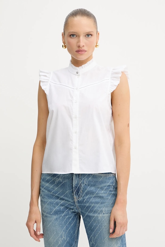 Хлопковая рубашка Boss Orange, белый
Хлопковая рубашка Boss Orange, белый