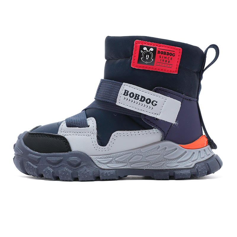 Детские хлопковые ботинки с противоскользящей подошвой, устойчивые к износу BOBDOG, темно-синий/серый
Детские хлопковые ботинки с противоскользящей подошвой, устойчивые к износу BOBDOG, темно-синий/серый