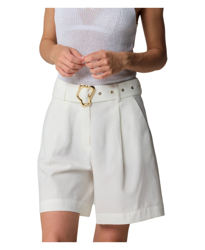 Шорты с широкими штанинами и поясом Kocca, белый
Шорты с широкими штанинами и поясом Kocca, белый