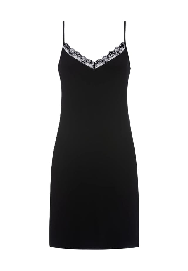 Ночная рубашка Луиза на тонких бретельках с кружевом Mey, черный
Ночная рубашка Луиза на тонких бретельках с кружевом Mey, черный