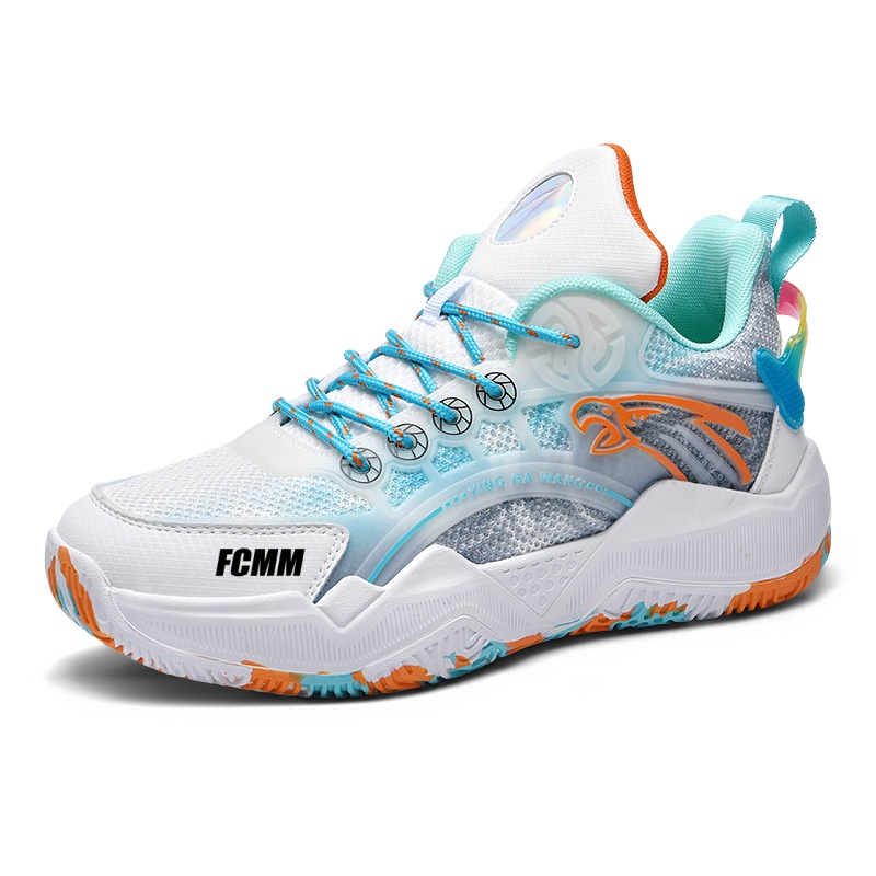 Баскетбольные кроссовки с низким верхом, устойчивые к истиранию, детские FCMM, белый/оранжевый
Баскетбольные кроссовки с низким верхом, устойчивые к истиранию, детские FCMM, белый/оранжевый