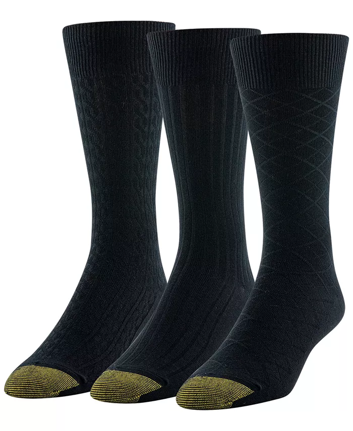 Мужские носки-гольф Felix Texture с усиленным носком, 3 пары Gold Toe, черный
Мужские носки-гольф Felix Texture с усиленным носком, 3 пары Gold Toe, черный