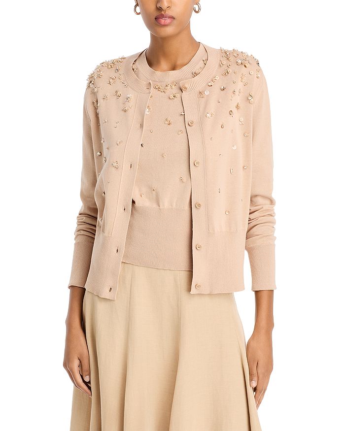 Кардиган с декоративными элементами Fabiana Filippi, коричневый/бежевый
Кардиган с декоративными элементами Fabiana Filippi, коричневый/бежевый