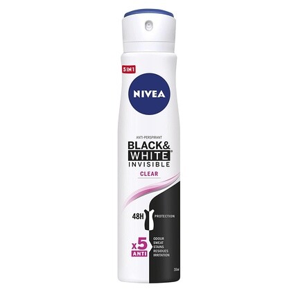 Антиперспирант Black & White Invisible Clear Spray 250мл Nivea
Антиперспирант Black & White Invisible Clear Spray 250мл Nivea