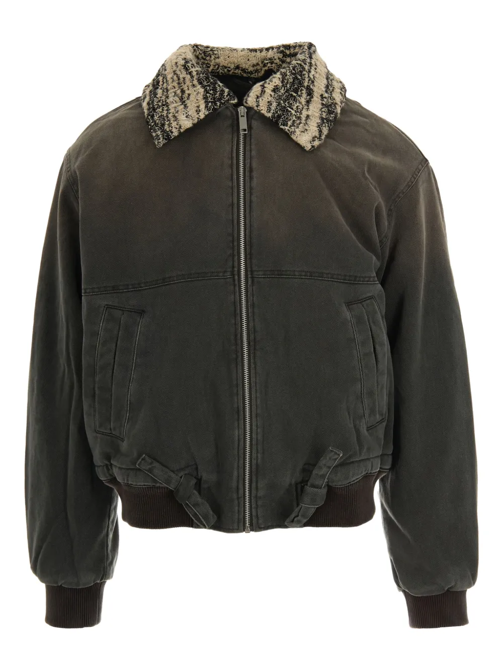 Бомбер с твидовым воротником Axel Arigato, серый
Бомбер с твидовым воротником Axel Arigato, серый