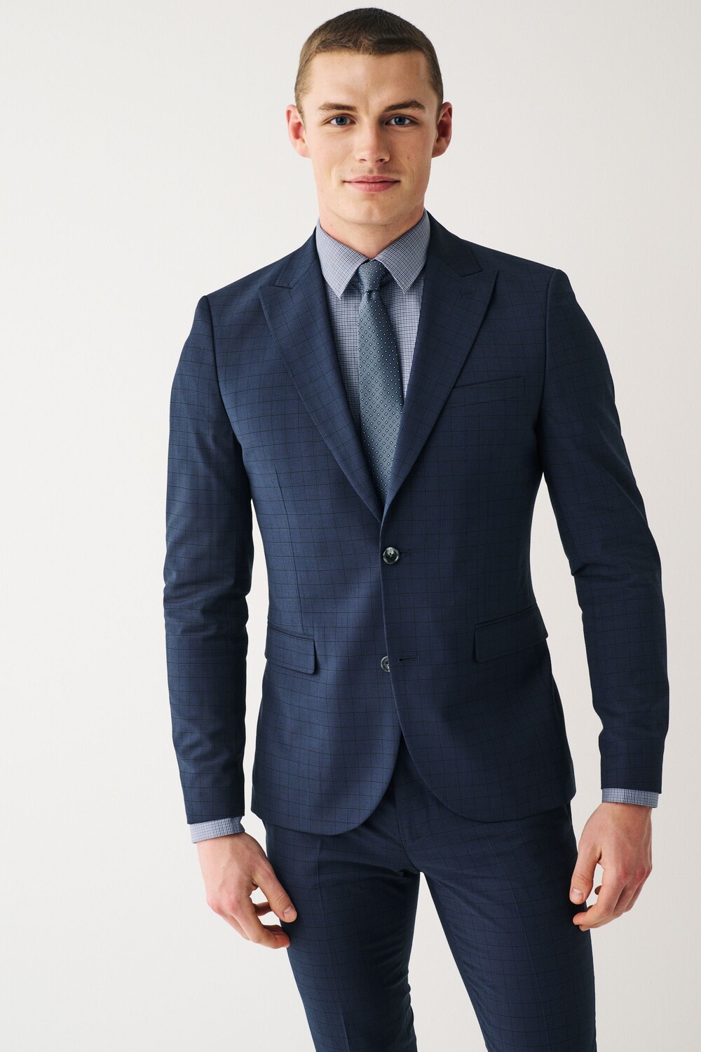 Пиджак в клетку Next, синий
Пиджак в клетку Next, синий