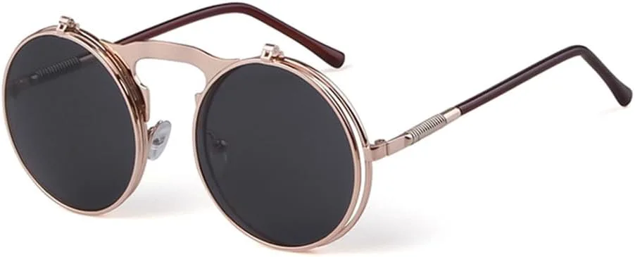 Панк-солнцезащитные очки из сплава для женщин и мужчин, винтажные металлические готические солнцезащитные очки с откидной крышкой, ретро-очки, M1 Generic, M-210
Панк-солнцезащитные очки из сплава для женщин и мужчин, винтажные металлические готические солнцезащитные очки с откидной крышкой, ретро-очки, M1 Generic, M-210