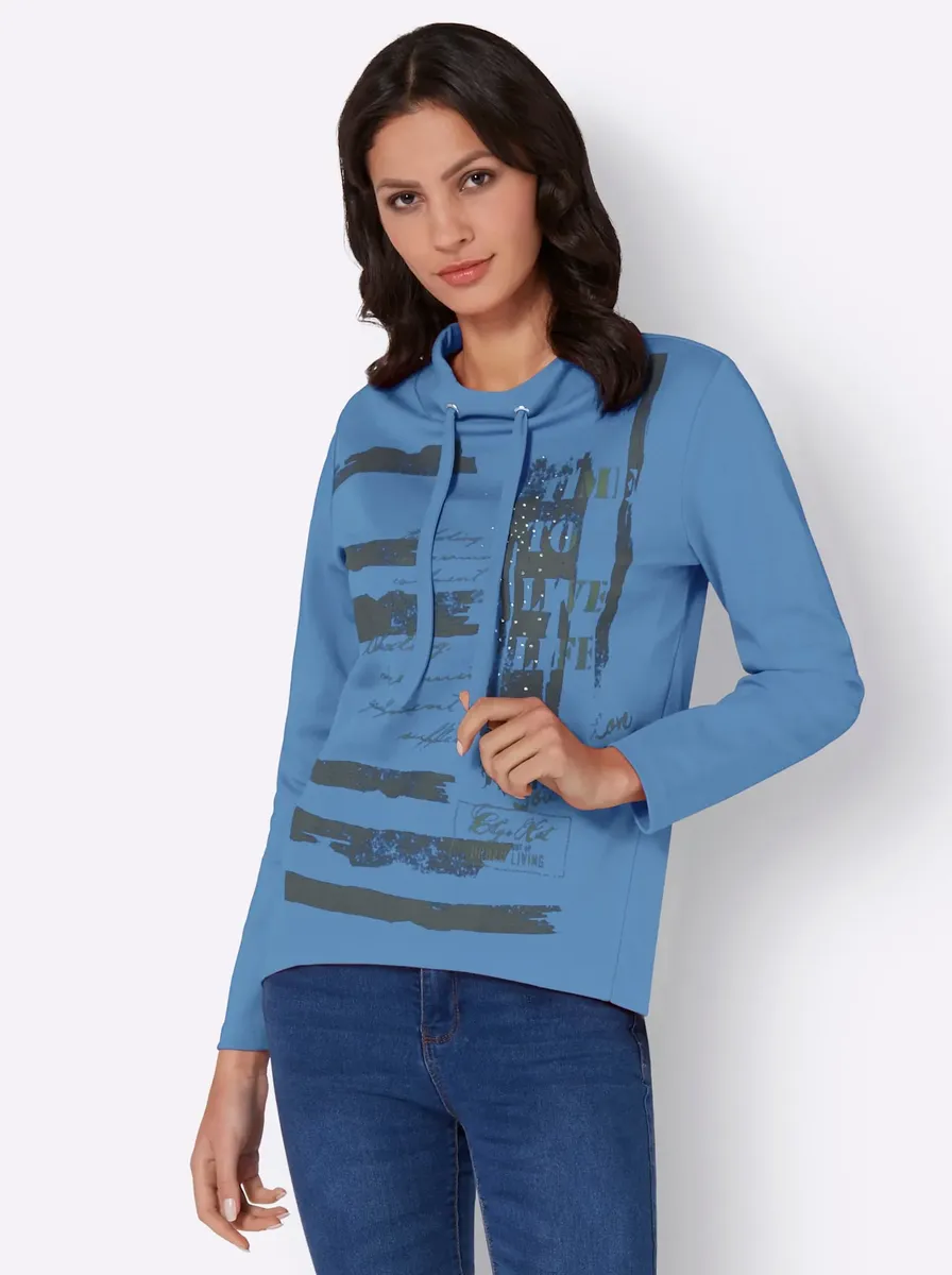 Неопределенная толстовка, синий 
Неопределенная толстовка, синий