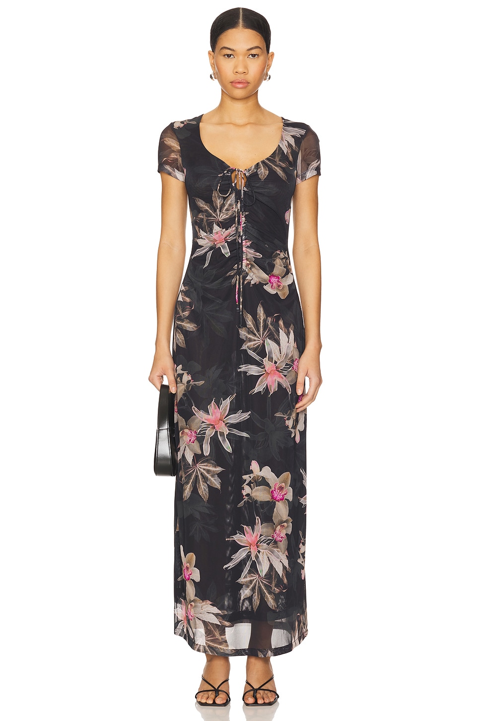 Платье из сетки Gabby Allsaints, adena black
Платье из сетки Gabby Allsaints, adena black