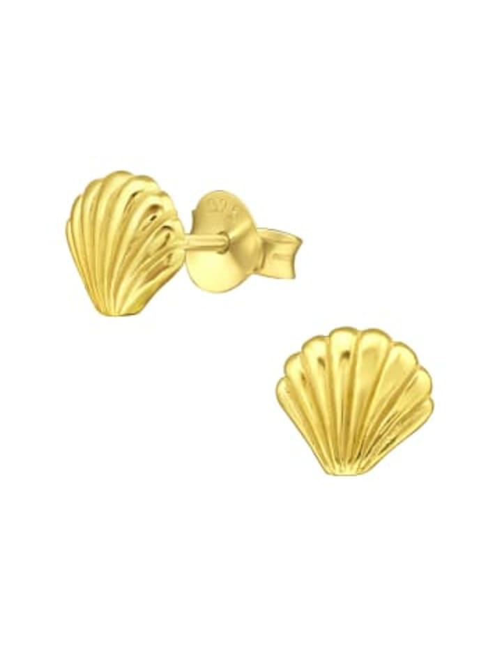 Серьги-гвоздики в виде ракушек из золота, комплект из 2 штук Alexander York, золотой
Серьги-гвоздики в виде ракушек из золота, комплект из 2 штук Alexander York, золотой