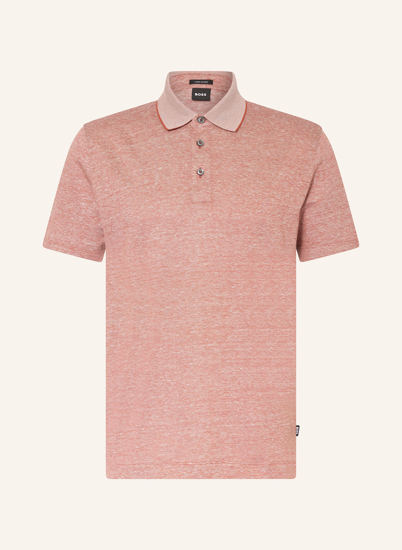 Рубашка-Поло пике со льном Boss, красный
Рубашка-Поло пике со льном Boss, красный