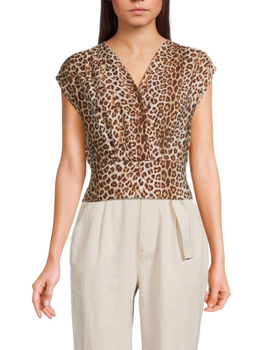 Топ с анималистичным принтом Renee C., цвет Mocha
Топ с анималистичным принтом Renee C., цвет Mocha